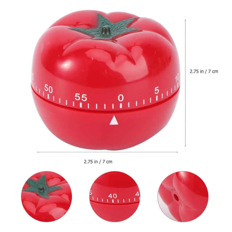 สร้างสรรค์น่ารักมะเขือเทศรูปร่างครัวเตือนจับเวลาเครื่องกล, Tomato Shape Mechanical Time