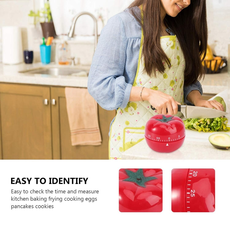 สร้างสรรค์น่ารักมะเขือเทศรูปร่างครัวเตือนจับเวลาเครื่องกล, Tomato Shape Mechanical Time