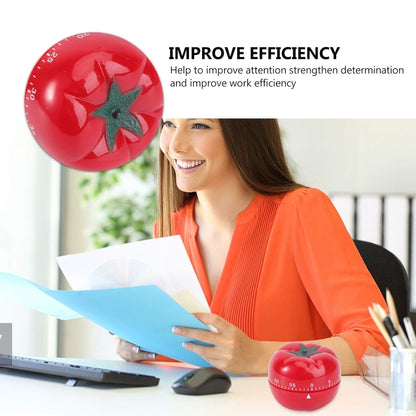 สร้างสรรค์น่ารักมะเขือเทศรูปร่างครัวเตือนจับเวลาเครื่องกล, Tomato Shape Mechanical Time
