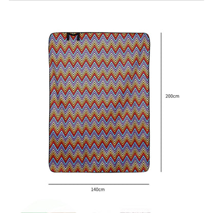 140x200 ซม. แคมป์ปิ้ง เสื่อปิกนิกกลางแจ้งกันความชื้นเสื่อชายหาด, 200x140cm Purple, 200x140cm Red