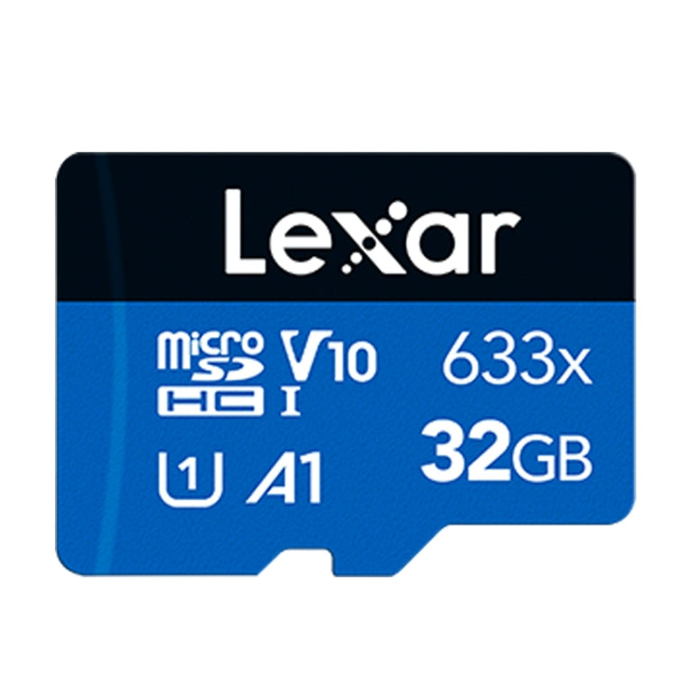 Lexar 633x32GB หน่วยความจำโทรศัพท์มือถือความเร็วสูง TF Card การ์ดหน่วยความจำเครื่องบันทึกการขับขี่, 32GB