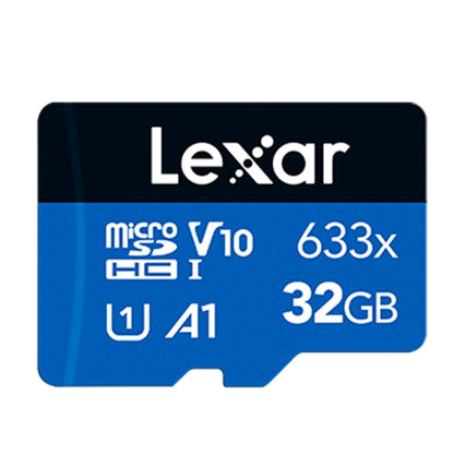 Lexar 633x32GB หน่วยความจำโทรศัพท์มือถือความเร็วสูง TF Card การ์ดหน่วยความจำเครื่องบันทึกการขับขี่, 32GB