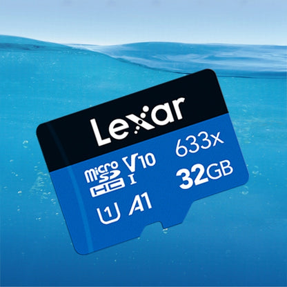 Lexar 633x32GB หน่วยความจำโทรศัพท์มือถือความเร็วสูง TF Card การ์ดหน่วยความจำเครื่องบันทึกการขับขี่, 32GB