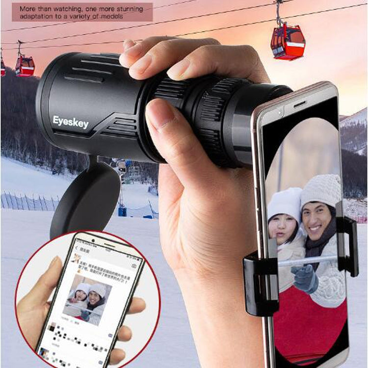 Eyeskey 8-24X42 ซูมหลอดเดียว HD กล้องโทรทรรศน์โทรศัพท์มือถือกล้องโทรทรรศน์ภาพกันน้ำกล้องส่องทางไกลตาข้างเดียว, 8-24X42