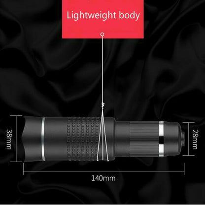 Bolanke Universal 20 ครั้งโทรศัพท์มือถือ Telephoto เลนส์ Monocular Live Broadcast HD 4K ไม่มีเลนส์ขอบภาพมืด, 20X
