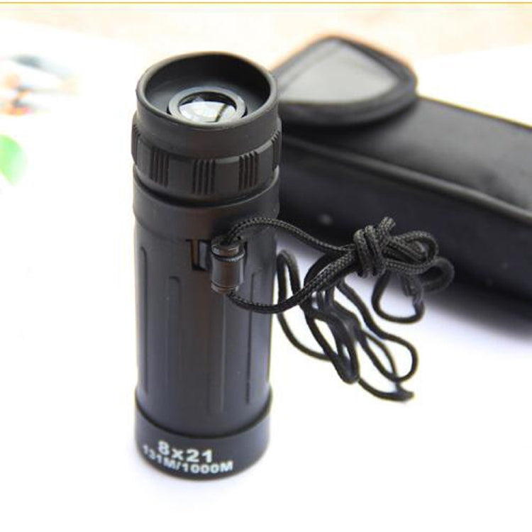 กล้องโทรทรรศน์ 8x21 กล้องตาข้างเดียวแบบฟิล์มสีแดงขนาดเล็ก, 10x25