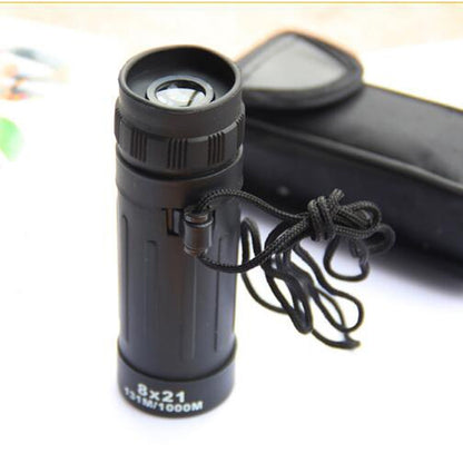 กล้องโทรทรรศน์ 8x21 กล้องตาข้างเดียวแบบฟิล์มสีแดงขนาดเล็ก, 10x25