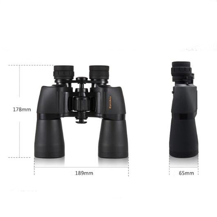 Eyeskey 10X50 กล้องโทรทรรศน์ HD ความละเอียดสูง Low-light Night Vision แว่นตาคอนเสิร์ตกล้องส่องทางไกล, 10X50 Binoculars