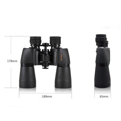 Eyeskey 10X50 กล้องโทรทรรศน์ HD ความละเอียดสูง Low-light Night Vision แว่นตาคอนเสิร์ตกล้องส่องทางไกล, 10X50 Binoculars