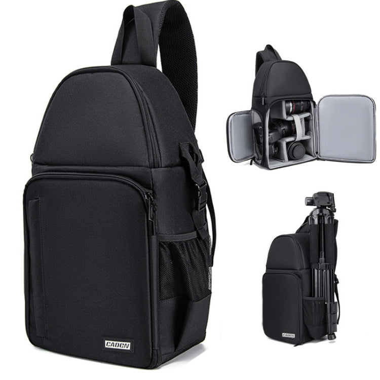 CADeN D15 Messenger ไหล่เดี่ยวมัลติฟังก์ชั่เปิดฝาครอบกระเป๋าเป้สะพายหลังกลางแจ้ง SLR กล้องกระเป๋าเป้สะพายหลัง, D15