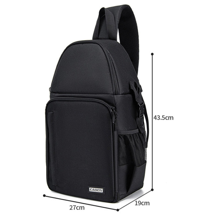 CADeN D15 Messenger ไหล่เดี่ยวมัลติฟังก์ชั่เปิดฝาครอบกระเป๋าเป้สะพายหลังกลางแจ้ง SLR กล้องกระเป๋าเป้สะพายหลัง, D15