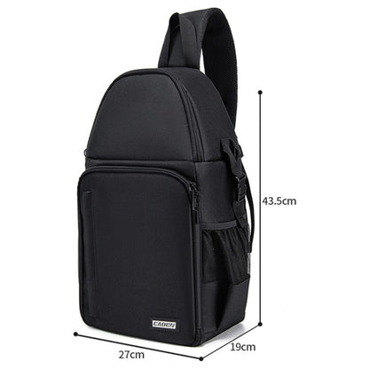 CADeN D15 Messenger ไหล่เดี่ยวมัลติฟังก์ชั่เปิดฝาครอบกระเป๋าเป้สะพายหลังกลางแจ้ง SLR กล้องกระเป๋าเป้สะพายหลัง, D15