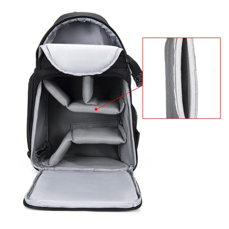 CADeN D15 Messenger ไหล่เดี่ยวมัลติฟังก์ชั่เปิดฝาครอบกระเป๋าเป้สะพายหลังกลางแจ้ง SLR กล้องกระเป๋าเป้สะพายหลัง, D15
