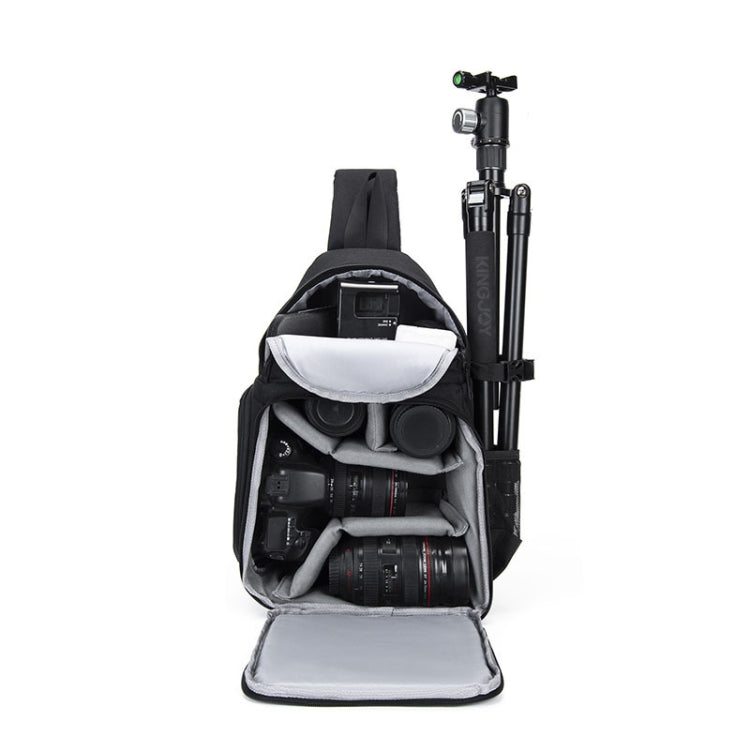 CADeN D15 Messenger ไหล่เดี่ยวมัลติฟังก์ชั่เปิดฝาครอบกระเป๋าเป้สะพายหลังกลางแจ้ง SLR กล้องกระเป๋าเป้สะพายหลัง, D15