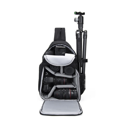 CADeN D15 Messenger ไหล่เดี่ยวมัลติฟังก์ชั่เปิดฝาครอบกระเป๋าเป้สะพายหลังกลางแจ้ง SLR กล้องกระเป๋าเป้สะพายหลัง, D15