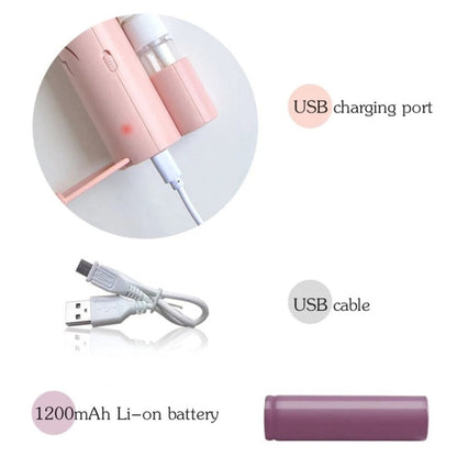Creative ที่วางโทรศัพท์มือถือการ์ตูนสเปรย์พัดลมมินิพัดลม USB แบบพกพา