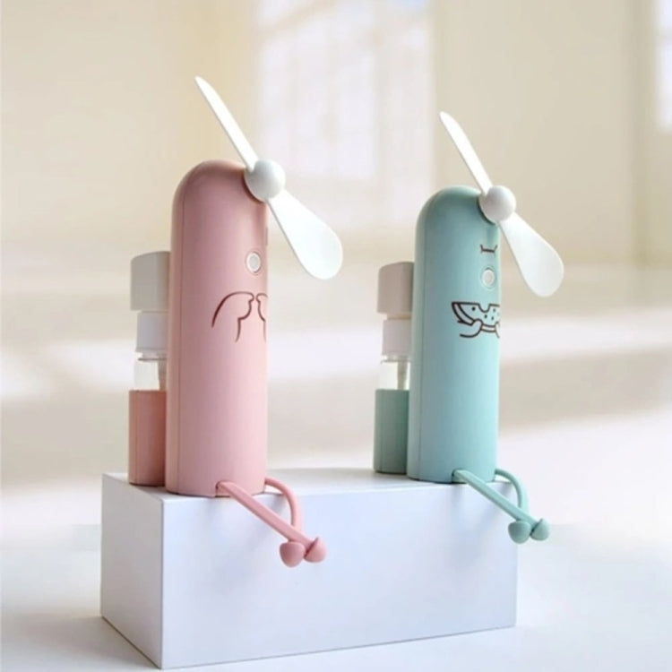 Creative ที่วางโทรศัพท์มือถือการ์ตูนสเปรย์พัดลมมินิพัดลม USB แบบพกพา