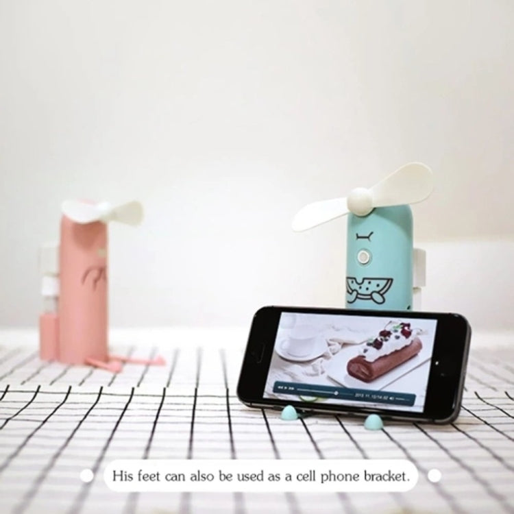 Creative ที่วางโทรศัพท์มือถือการ์ตูนสเปรย์พัดลมมินิพัดลม USB แบบพกพา