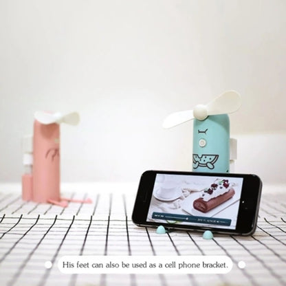 Creative ที่วางโทรศัพท์มือถือการ์ตูนสเปรย์พัดลมมินิพัดลม USB แบบพกพา