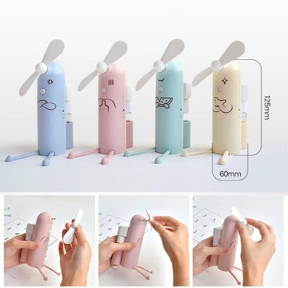 Creative ที่วางโทรศัพท์มือถือการ์ตูนสเปรย์พัดลมมินิพัดลม USB แบบพกพา