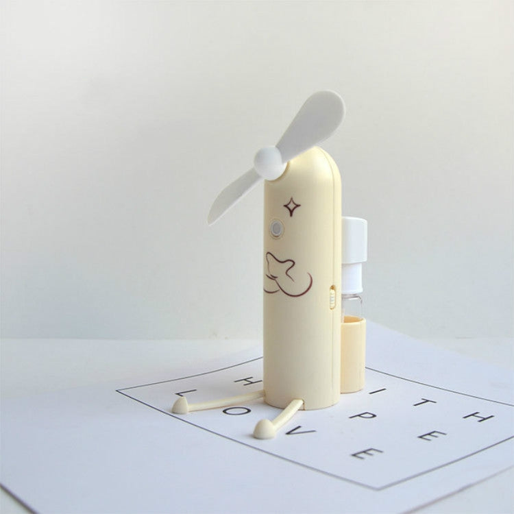 Creative ที่วางโทรศัพท์มือถือการ์ตูนสเปรย์พัดลมมินิพัดลม USB แบบพกพา