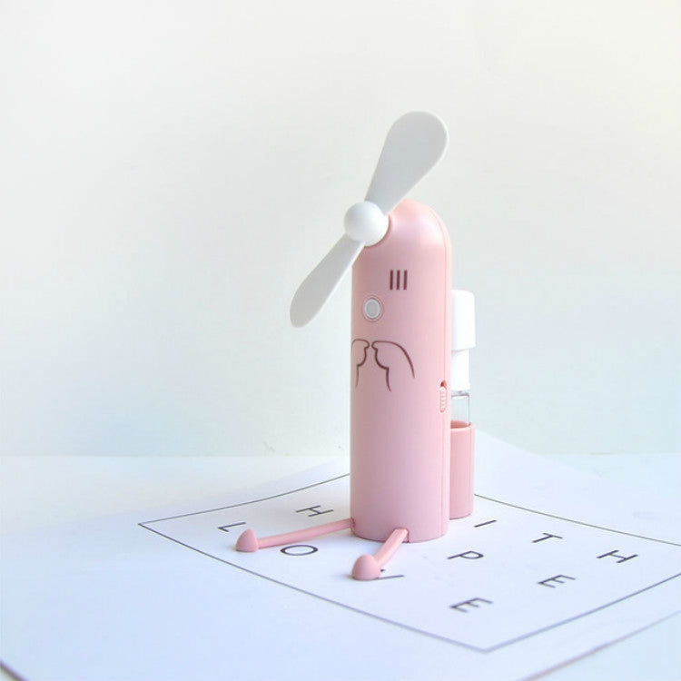 Creative ที่วางโทรศัพท์มือถือการ์ตูนสเปรย์พัดลมมินิพัดลม USB แบบพกพา