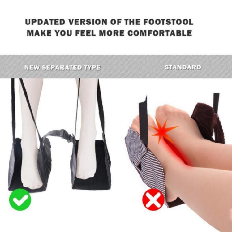 Foot Hammock Foot Pad สำหรับการเดินทางด้วยเครื่องบินระยะไกล, One-Size