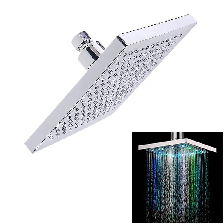 7 สีเปลี่ยนฝักบัว LED อัตโนมัติ ห้องอาบน้ำ หัวฝักบัว, 7 Colors