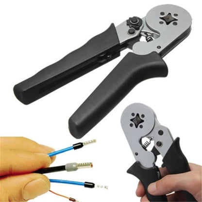มัลติฟังก์ชั่นปรับตัวเองคีมจีบช่างไฟฟ้าซ่อมเครื่องมือ, Self-adjusting Crimping Pliers