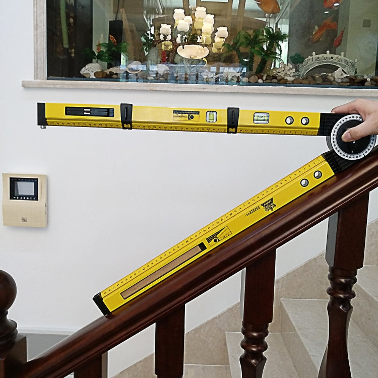 0-270 องศา Multi-Function Line Gauge งานไม้ Scriber เข็มทิศวัดความลาดชันมุมเมตร, 0-270 Degrees Meter