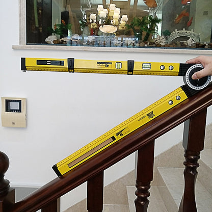 0-270 องศา Multi-Function Line Gauge งานไม้ Scriber เข็มทิศวัดความลาดชันมุมเมตร, 0-270 Degrees Meter