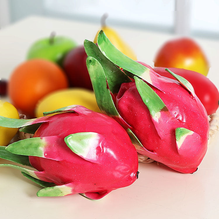 จำลองผลไม้ผลไม้มังกรเครื่องประดับการถ่ายภาพ Props บ้านตกแต่งหน้าต่าง, Dragon Fruit
