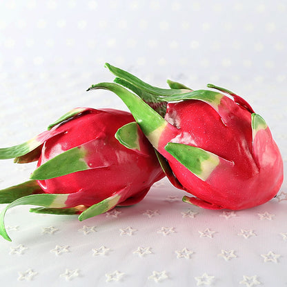 จำลองผลไม้ผลไม้มังกรเครื่องประดับการถ่ายภาพ Props บ้านตกแต่งหน้าต่าง, Dragon Fruit