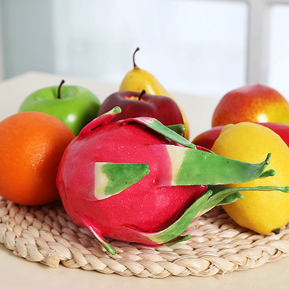 จำลองผลไม้ผลไม้มังกรเครื่องประดับการถ่ายภาพ Props บ้านตกแต่งหน้าต่าง, Dragon Fruit