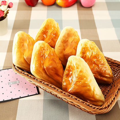 จำลอง PU Bread Model การถ่ายภาพ Props วิศวกรรมบ้านเบเกอรี่หน้าต่างจอแสดงผล, Bread