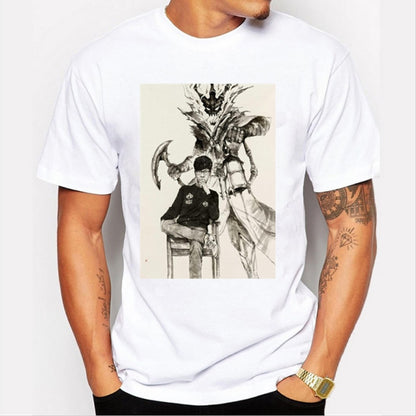 เสื้อผ้าเสื้อยืดแขนสั้นพิมพ์ลายสำหรับผู้ชาย, XS, S, M, L, XL, XXL, XXXL