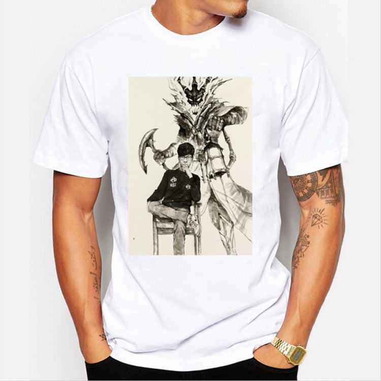 เสื้อผ้าเสื้อยืดแขนสั้นพิมพ์ลายสำหรับผู้ชาย, XS, S, M, L, XL, XXL, XXXL