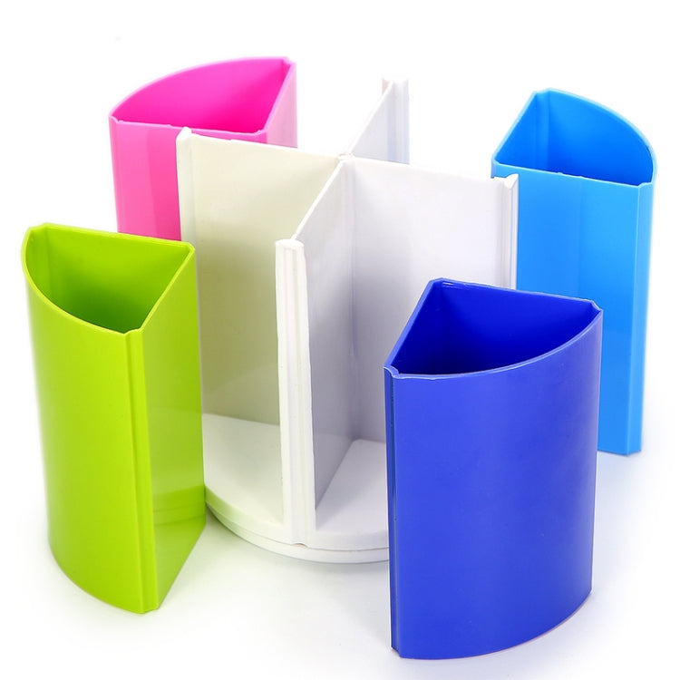 มัลติฟังก์ชั่นที่มีสีสันที่ถอดออกได้โรตารีเครื่องเขียนสำนักงานรอบผู้ถือปากกา, Round Pen Holder