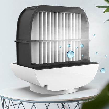 มินิมัลติฟังก์ชั่นความชื้นพัดลมอโรมาแบบพกพา Office Home Desktop Air Conditioner พัดลม