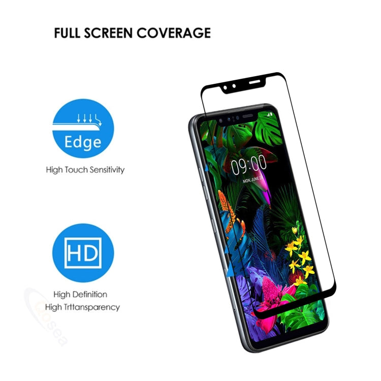 Ultra-thin Clear 9H 2.5D ฟิล์มกระจกนิรภัยแบบเต็มหน้าจอป้องกันการระเบิดสำหรับ LG G8S ThinQ, For LG G8S ThinQ