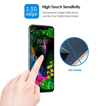 Ultra-thin Clear 9H 2.5D ฟิล์มกระจกนิรภัยแบบเต็มหน้าจอป้องกันการระเบิดสำหรับ LG G8S ThinQ, For LG G8S ThinQ