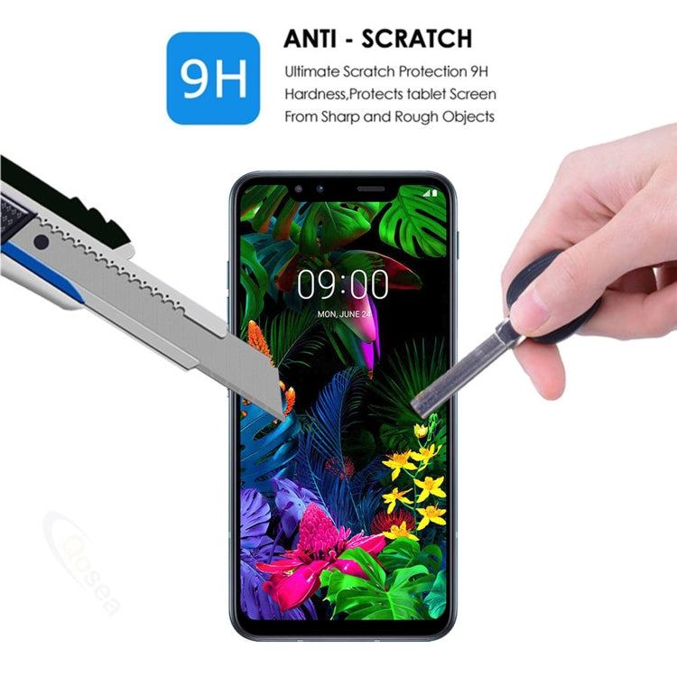 Ultra-thin Clear 9H 2.5D ฟิล์มกระจกนิรภัยแบบเต็มหน้าจอป้องกันการระเบิดสำหรับ LG G8S ThinQ, For LG G8S ThinQ