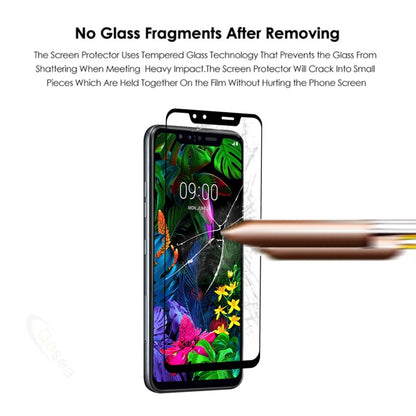 Ultra-thin Clear 9H 2.5D ฟิล์มกระจกนิรภัยแบบเต็มหน้าจอป้องกันการระเบิดสำหรับ LG G8S ThinQ, For LG G8S ThinQ