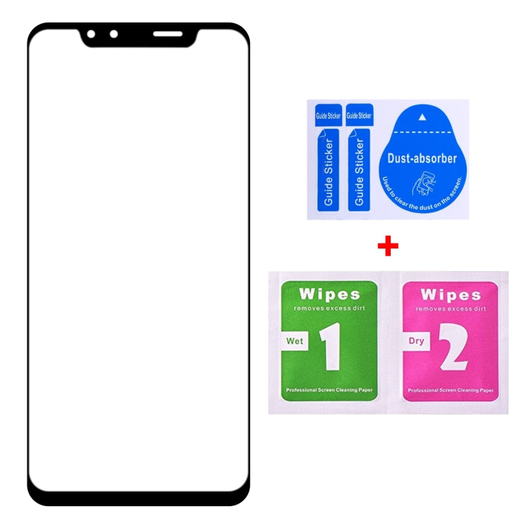 Ultra-thin Clear 9H 2.5D ฟิล์มกระจกนิรภัยแบบเต็มหน้าจอป้องกันการระเบิดสำหรับ LG G8S ThinQ, For LG G8S ThinQ