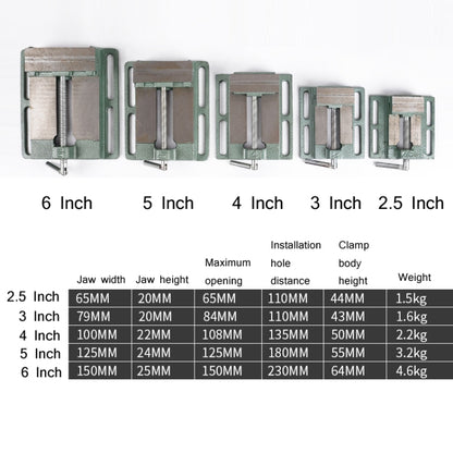 คีมปากแบนสำหรับเครื่องกัดงานไม้, 2.5 Inch, 3 Inch, 4 Inch, 5 Inch, 6 Inch