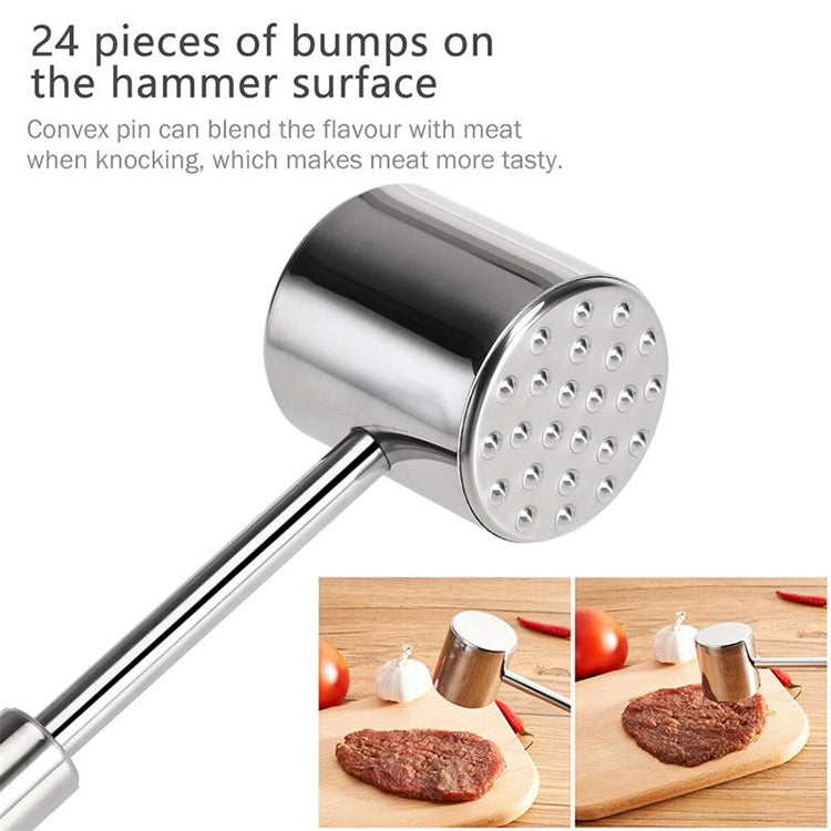 ค้อนทุบเนื้อสแตนเลสหนา 304, Meat Hammer