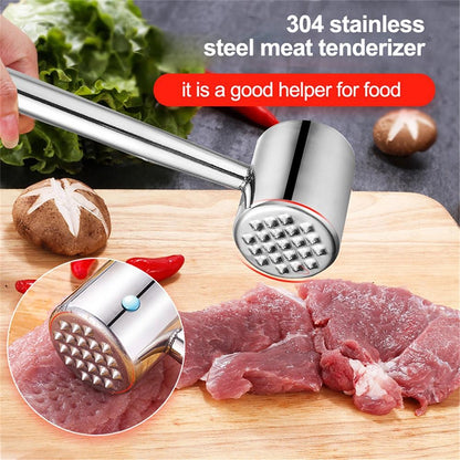 ค้อนทุบเนื้อสแตนเลสหนา 304, Meat Hammer