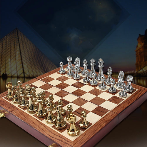สังกะสีอัลลอยด์ Simple ยุโรปหมากรุกชุดหมากรุก, European Chess Set