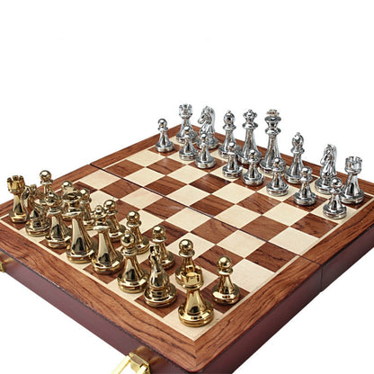 สังกะสีอัลลอยด์ Simple ยุโรปหมากรุกชุดหมากรุก, European Chess Set