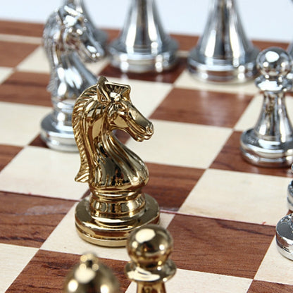 สังกะสีอัลลอยด์ Simple ยุโรปหมากรุกชุดหมากรุก, European Chess Set